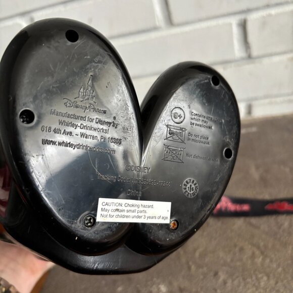 Disney Parks Halloween Vampire Mickey Popcorn Bucket Glow In the Dark - Picture 4 of 6